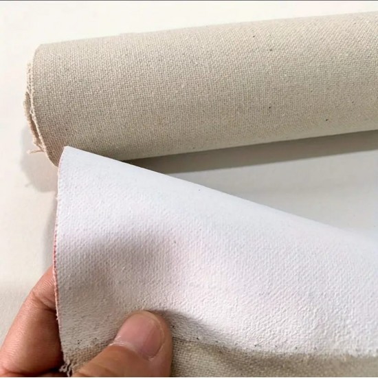 Canvas roll 2.10m*10m linen side white side - X CANVAS 420G